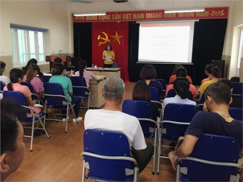 Trường Mầm non Long Biên A tổ chức hội Nghị triển khai nhiệm vụ năm học 2019-2020